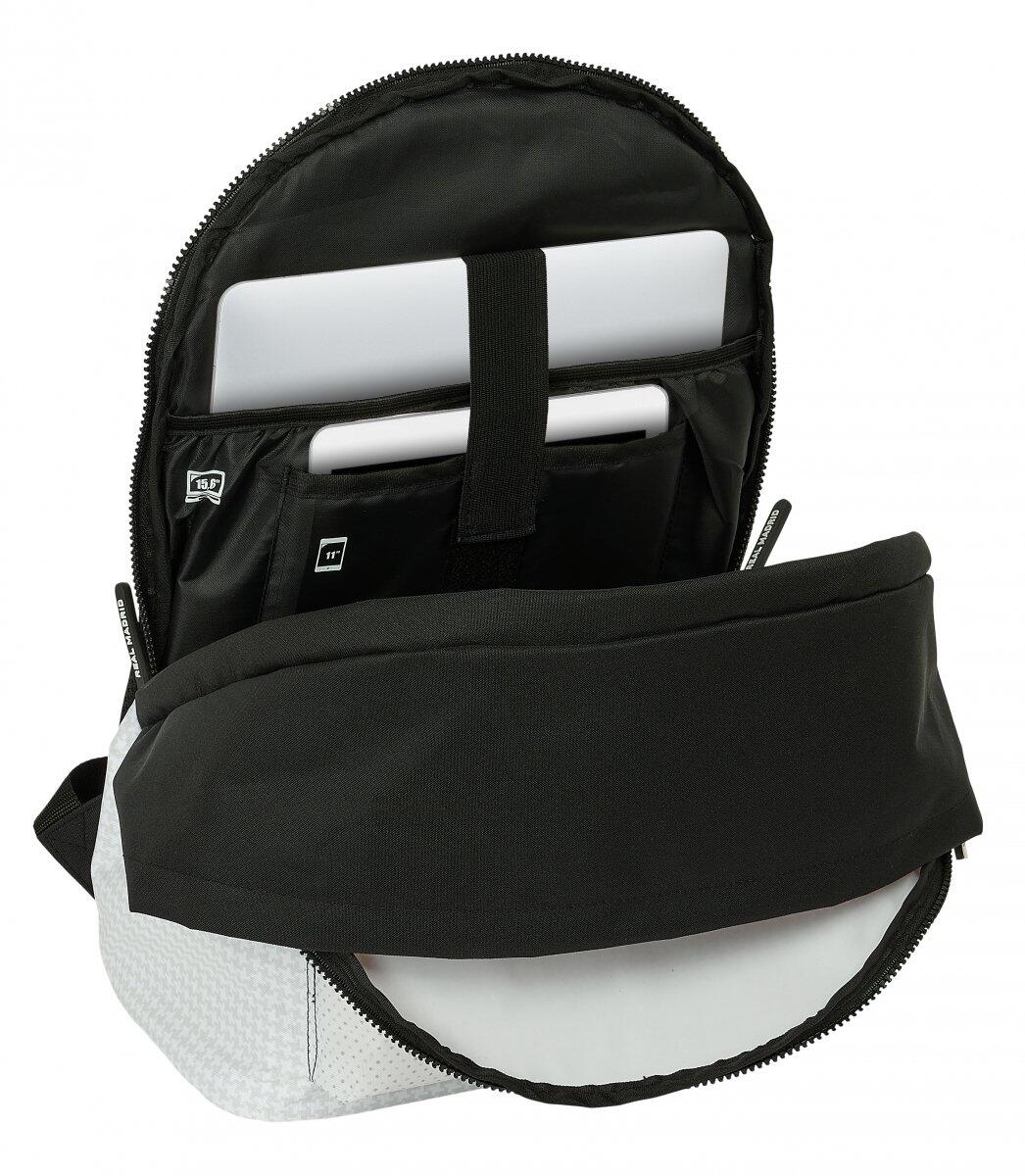 Zaino per Portatile Real Madrid C.F. 24/25 Bianco 4/5