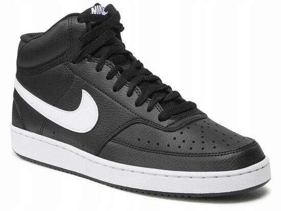 Scarpe Nike Uomo COURT VISION MID NN NERO/BIANCO
