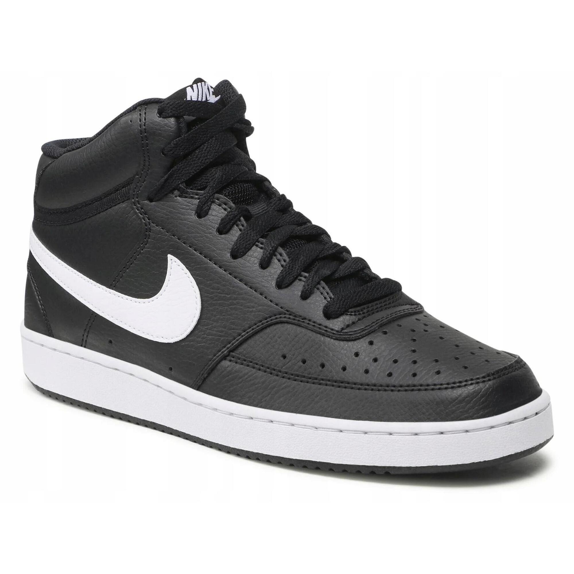 Nike - Buty Nike Court Vision Mid Dn3577-001 Wysokie Czarne Sportowe 45,5 - Baskets - Noir - Decathlon
