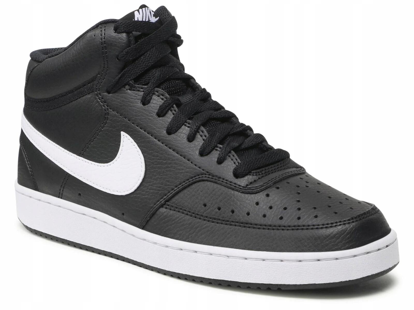 BUTY NIKE COURT VISION MID DN3577-001 wysokie czarne sportowe 45,5 3/7