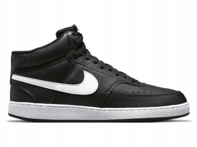 Scarpe Nike Uomo COURT VISION MID NN NERO/BIANCO 3/7