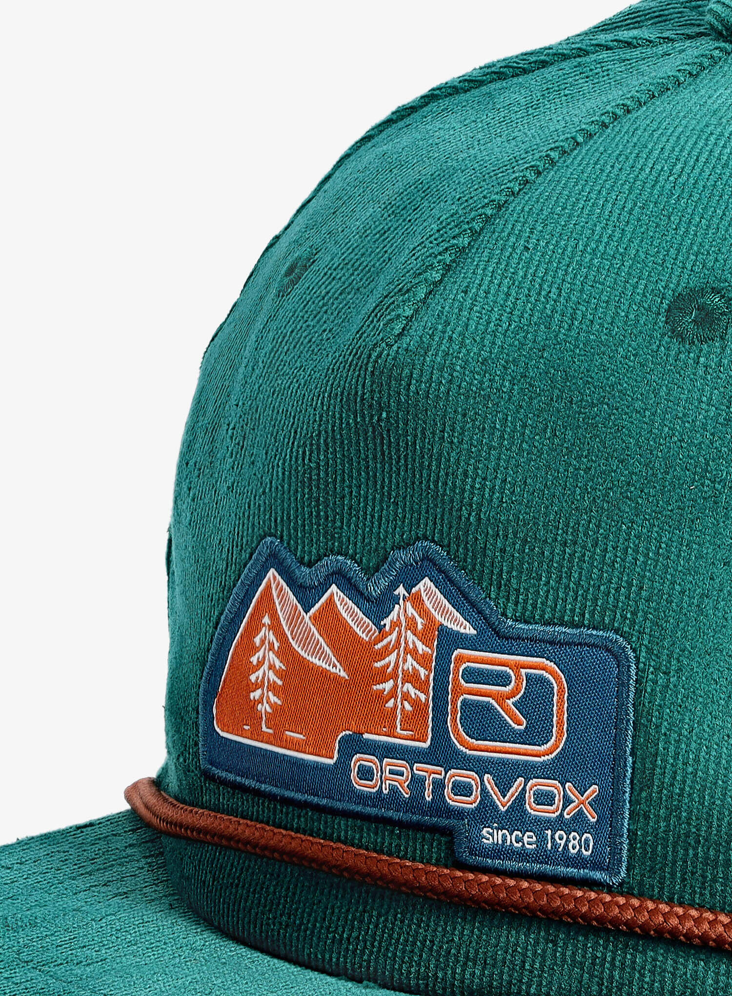 Cappello Ortovox Vintage Badge Verde Pacifico 4/4