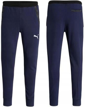 Spodnie męskie dresowe bawełniane Puma slim fit