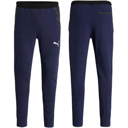 Spodnie męskie dresowe bawełniane Puma slim fit