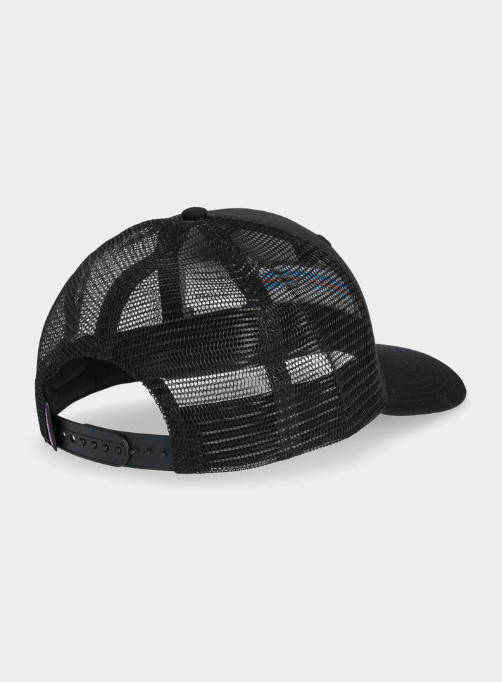 Czapka Patagonia P-6 Logo Trucker Hat - black