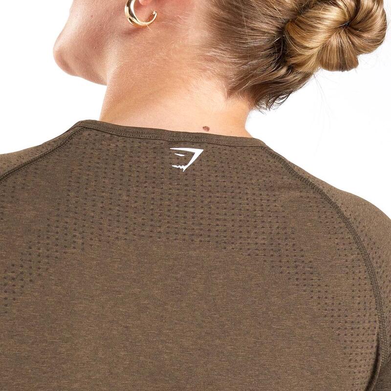 Dámský fitness top s dlouhým rukávem Vital Seamless Crop Top