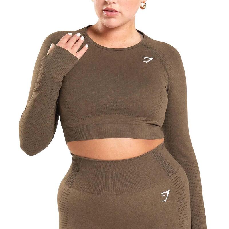 Dámský fitness top s dlouhým rukávem Vital Seamless Crop Top