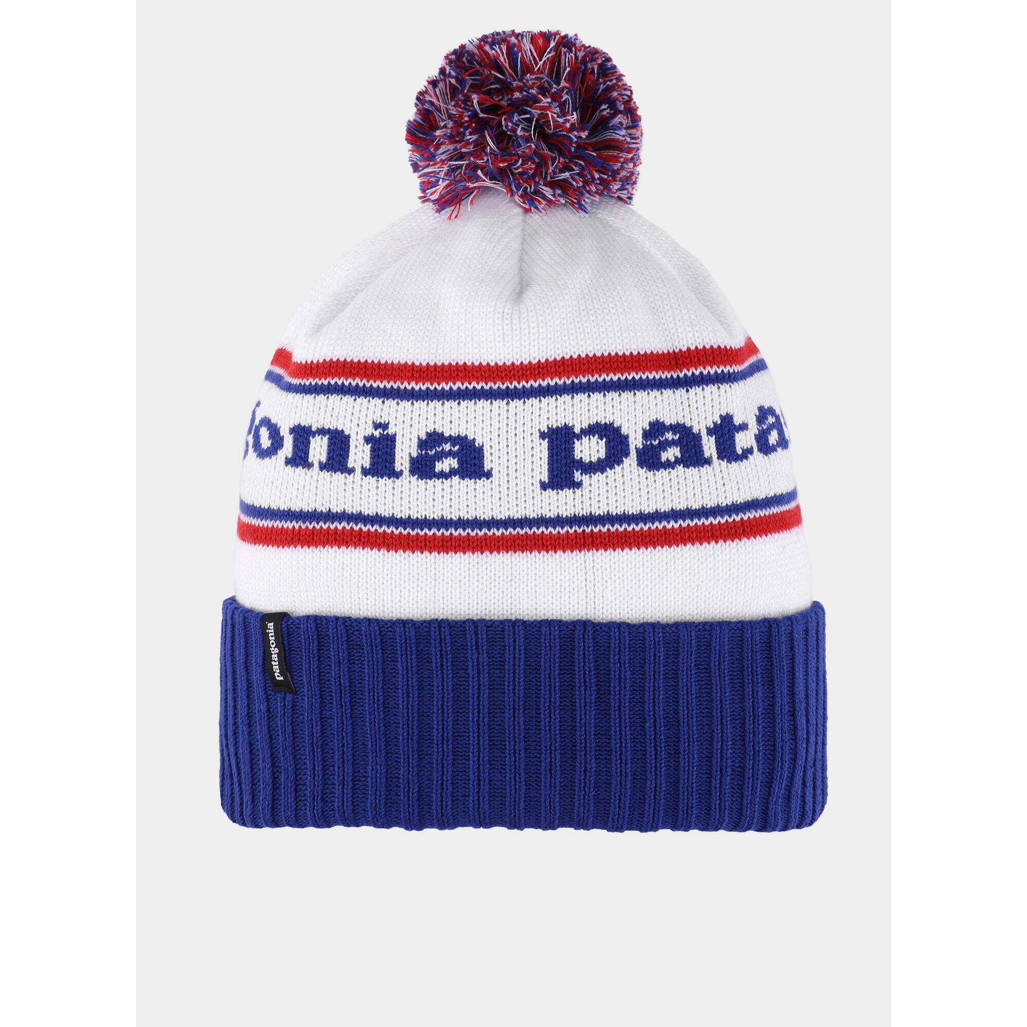 Patagonia - Casquette Patagonia Powder Town Prvb 29187 - Bonnet - Bleu|rouge - Taille Unique - Decathlon