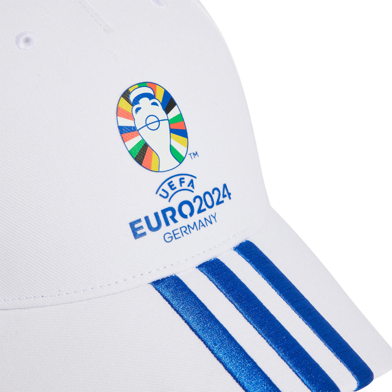 Casquette adidas UEFA EURO24™ Official Emblem blanche 3/4