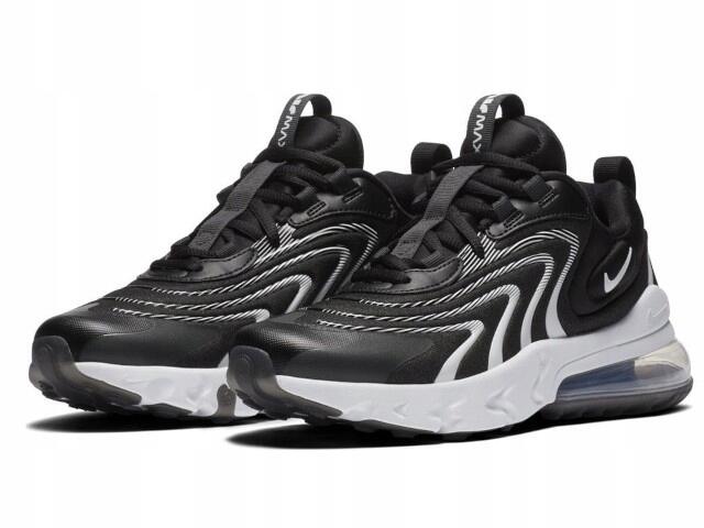 Baskets Nike Air Max 270 React Eng GS blanc / noir junior 5/6