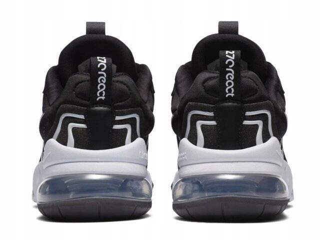 Baskets Nike Air Max 270 React Eng GS blanc / noir junior 6/6
