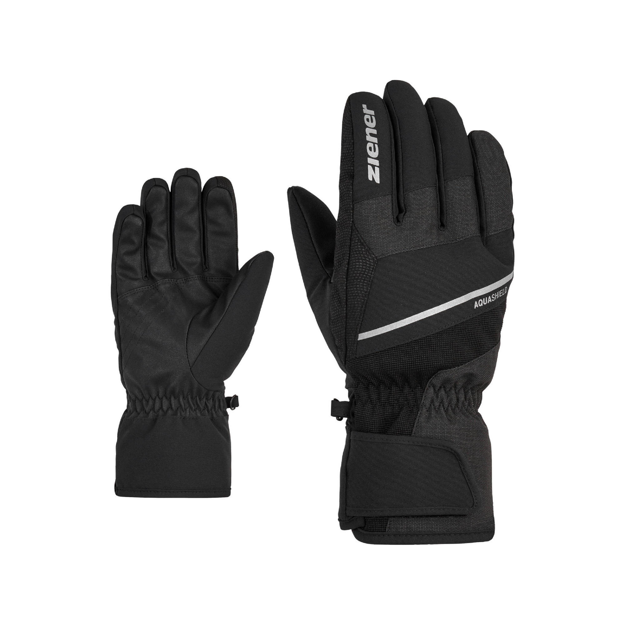 Ziener - Gants Homme Ziener Gezim As-noir-8.5 - Gants - Noir - 8,5 - Decathlon