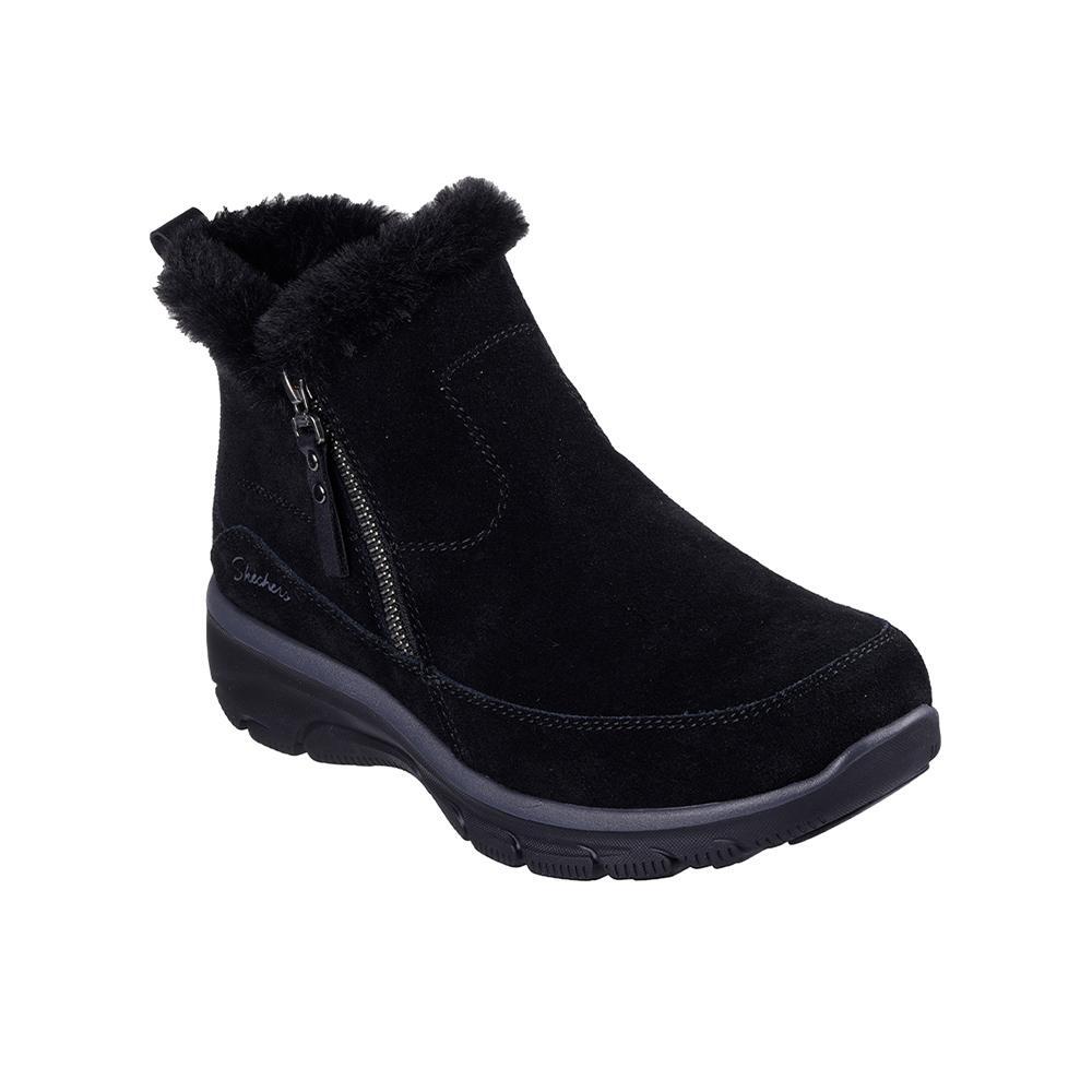 Botins Mulher Skechers 167862_BLK Pretos Resistentes à Água com Zíper 2/5