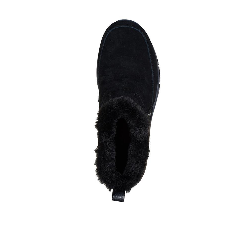 Botins Mulher Skechers 167862_BLK Pretos Resistentes à Água com Zíper 3/5