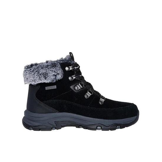 Botines Senderismo Mujer Skechers 167882_BLK Negros Resistentes al Agua Cordones