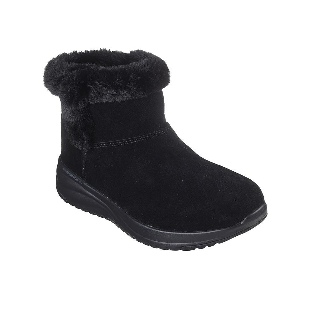 Botins Mulher Skechers 144775_BBK Pretos Resistentes à Água sem Atacadores 2/4