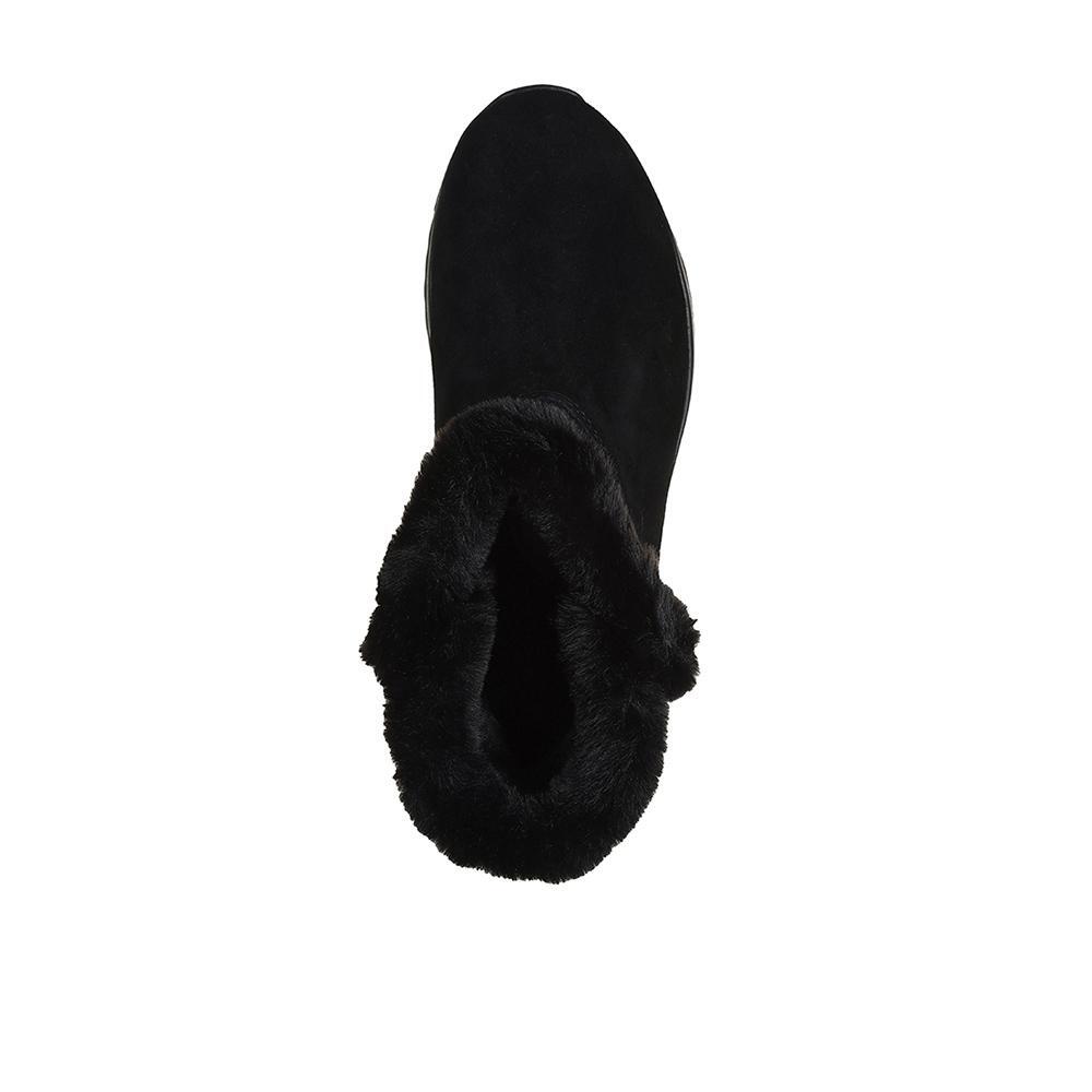 Botins Mulher Skechers 144775_BBK Pretos Resistentes à Água sem Atacadores 3/4