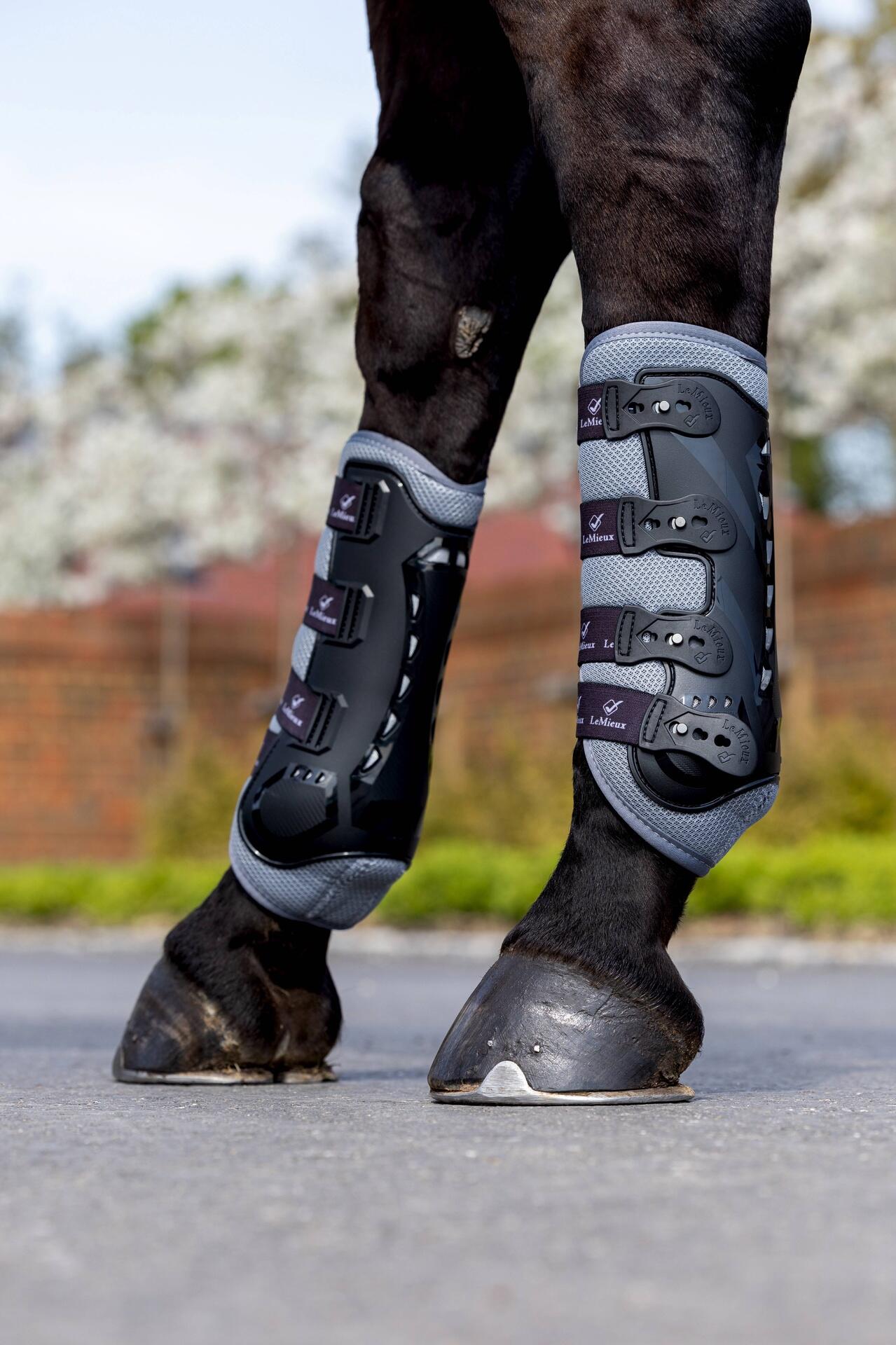 LEMIEUX Lemieux Ultra Mesh Snug Boots Peesbeschermers Grijs