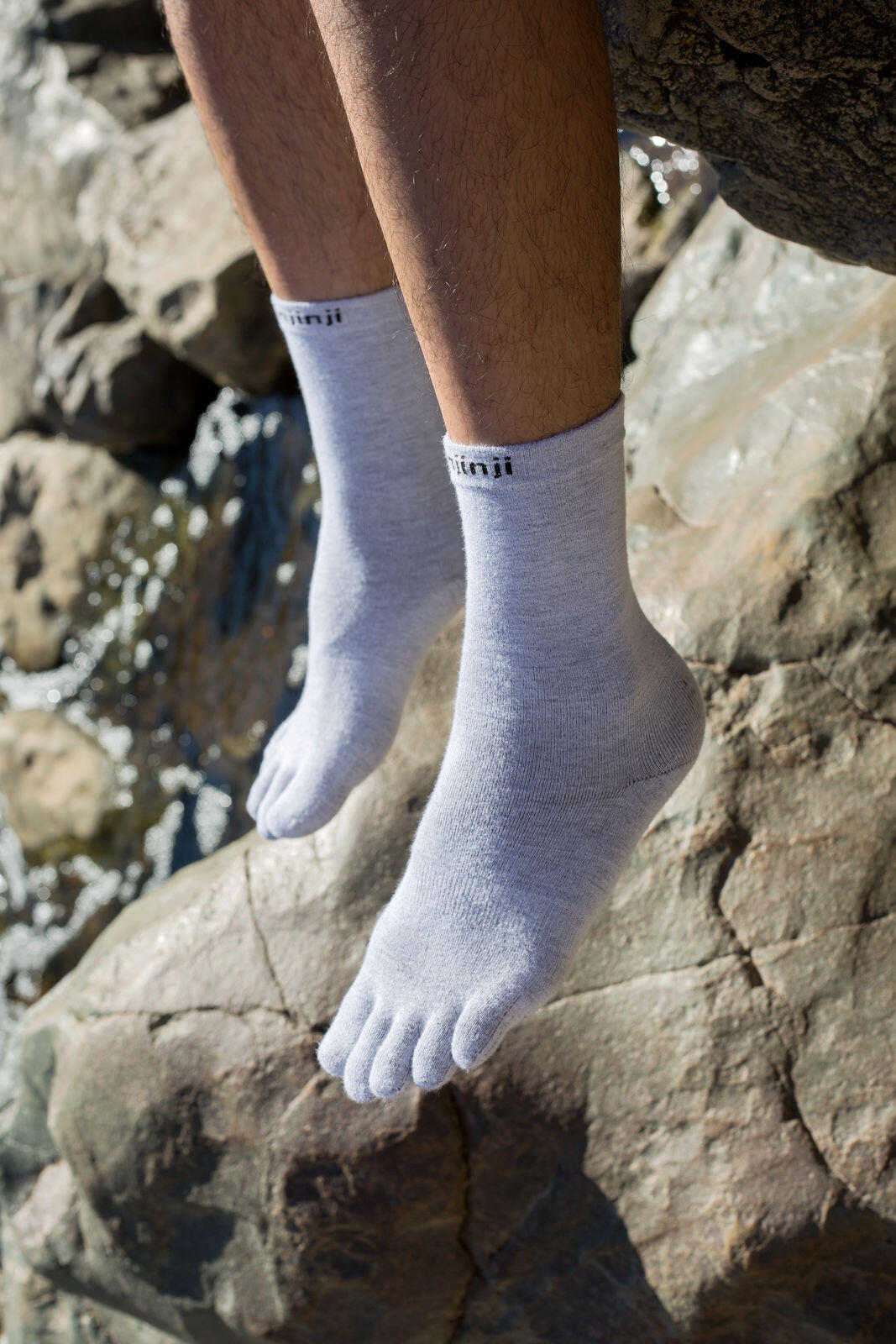 Men's Injinji Merino Wool Liner+Hiker Socks 4/5