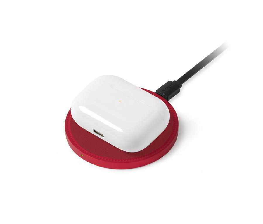 Carregador Lexon Qi Powerup vermelho 2/7