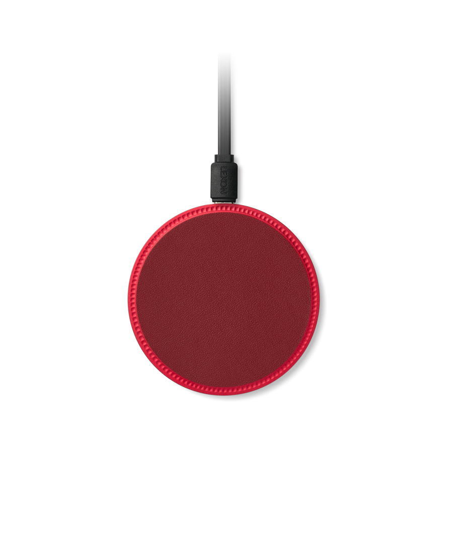 Carregador Lexon Qi Powerup vermelho 4/7