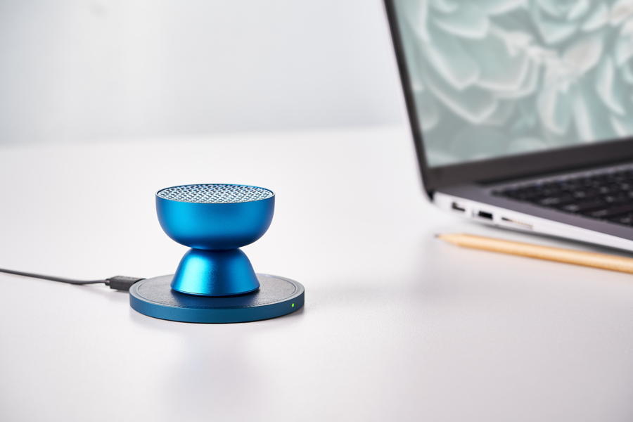 Carregador Lexon Qi Powerup azul 7/7
