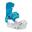Legaturi Snowboard DRAKE Jade, Alb/Albastru, Femei