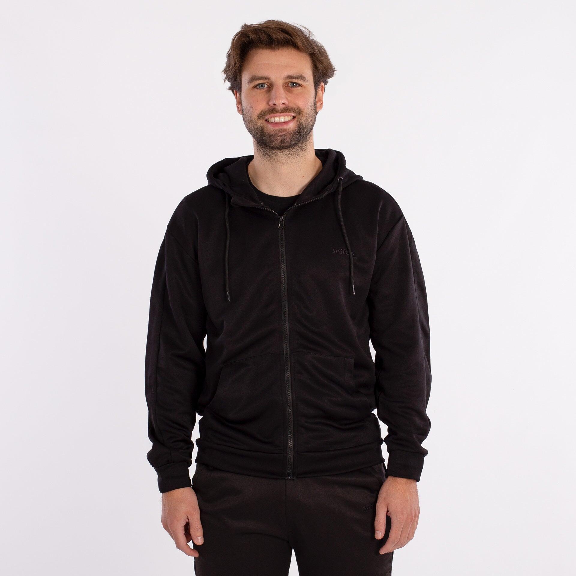 Jachetă 2514 unisex cu glugă şi fermoar