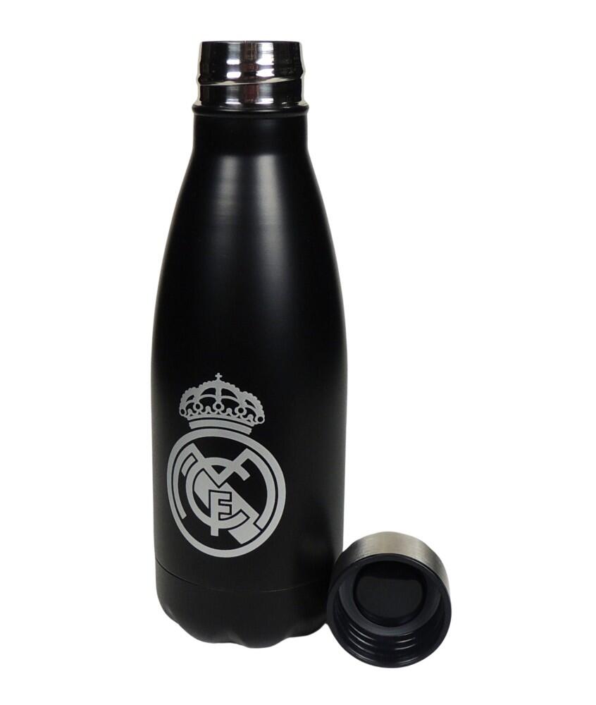Botella Real Madrid Oficial Negro De Acero 550mL 4/4