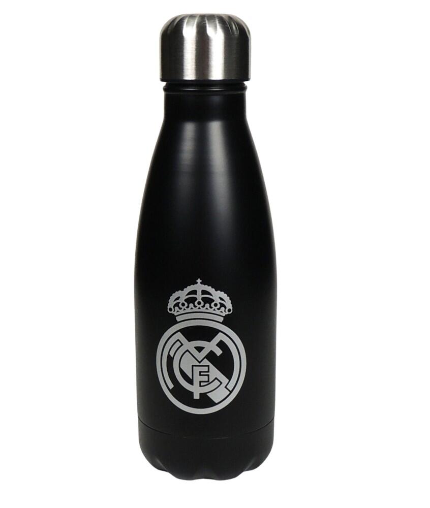 Botella Real Madrid Oficial Negro De Acero 550mL 2/4
