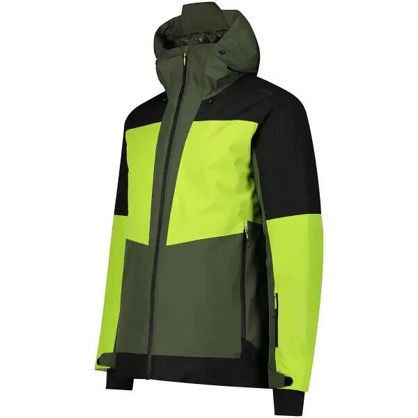 Vestes De Ski Homme - CMP Man Jacket Fix Hood - Oil Green 3/3