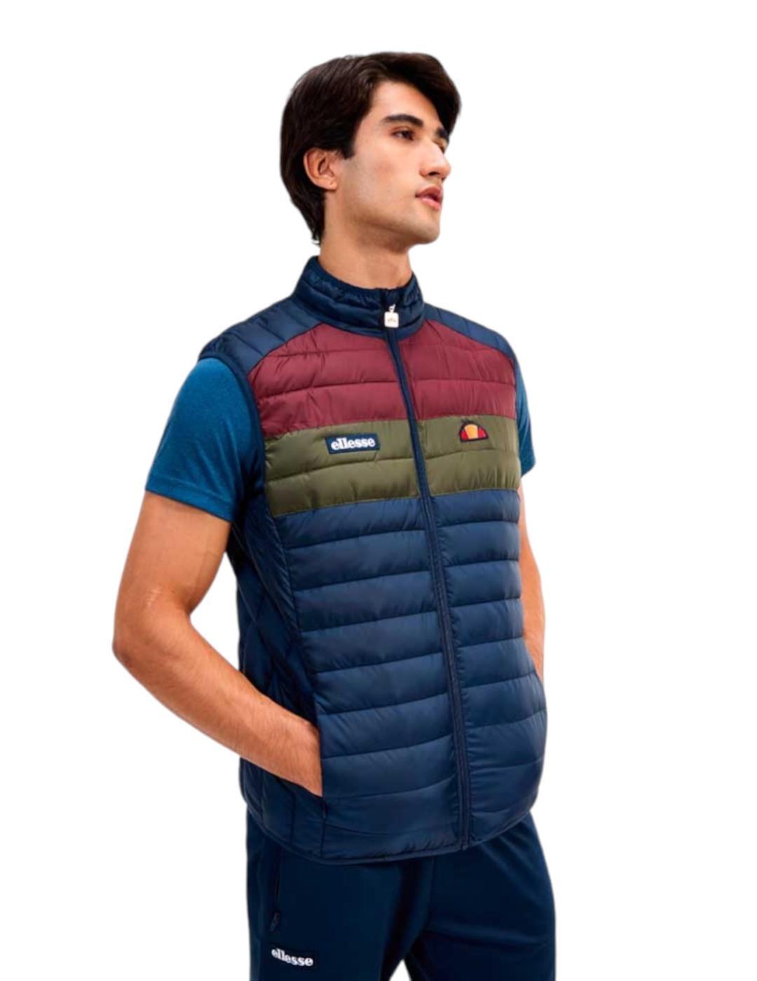 Vestes pour hommes Ellesse Bardy bleues 1/5