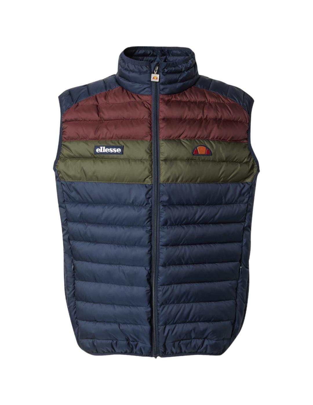 Vestes pour hommes Ellesse Bardy bleues 5/5