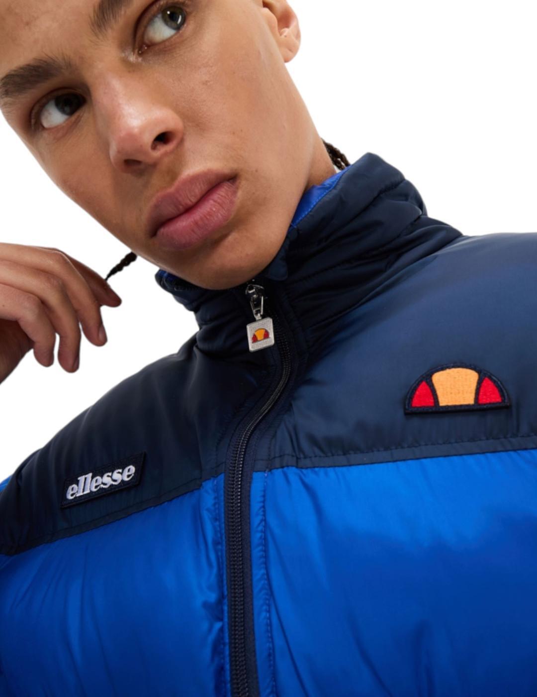 Vestes pour hommes Ellesse chaleureuses bleu foncé 5/6