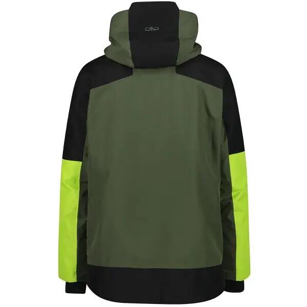 Vestes De Ski Homme - CMP Man Jacket Fix Hood - Oil Green 2/3