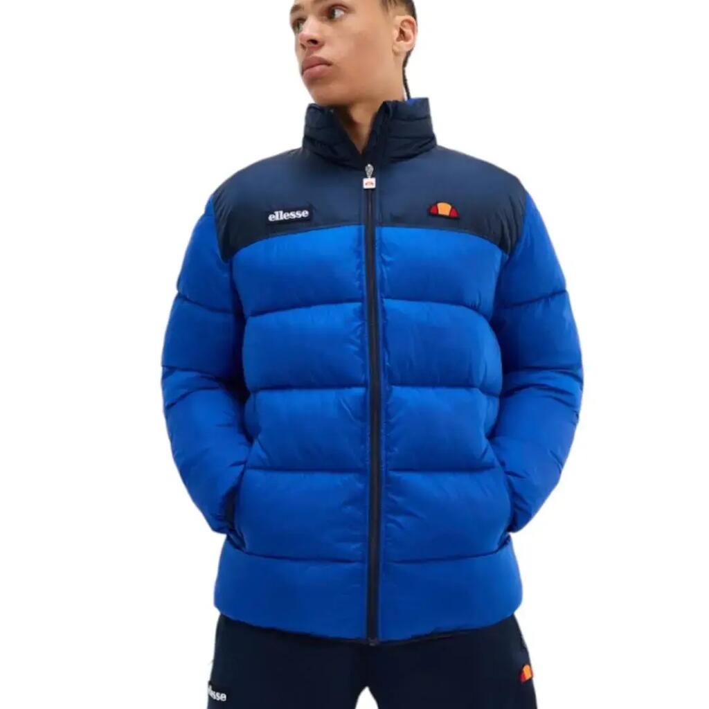 Vestes pour hommes Ellesse chaleureuses bleu foncé