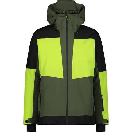 Ski Jassen Heren - CMP Man Jacket Fix Hood - Oil Green