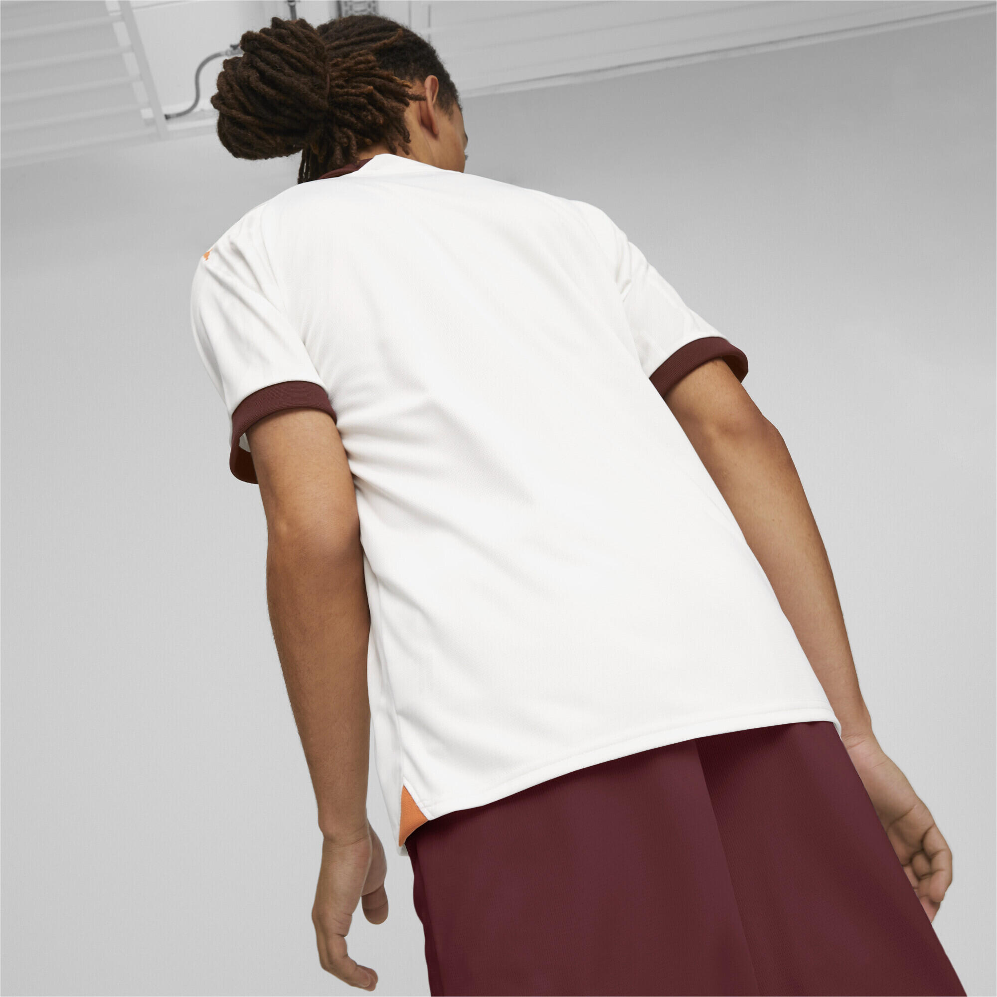 Maillot Away 23/24 Manchester City Homme PUMA White Aubergine Purple 4/7