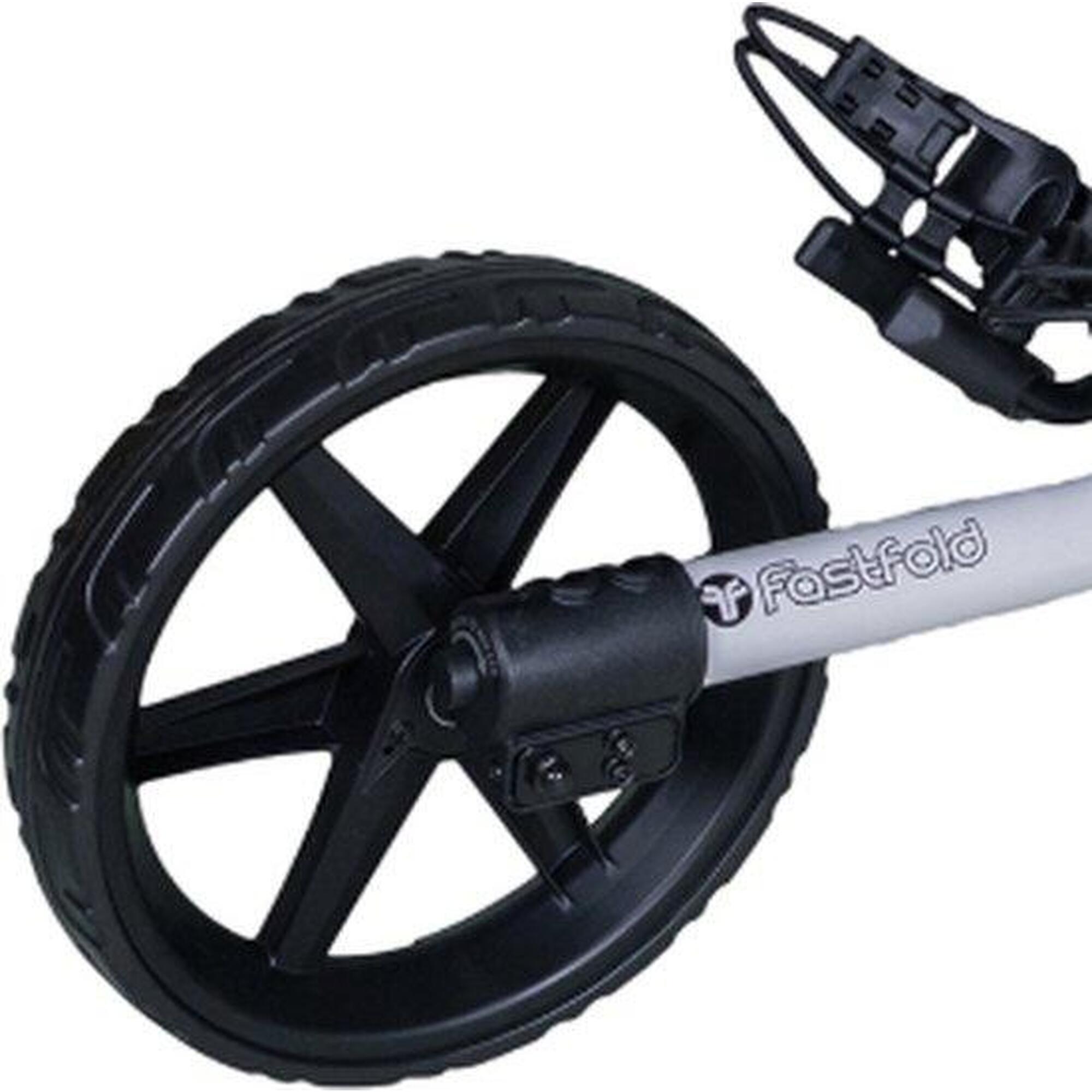 Chariot de golf FastFold Mission 5.0 - Blanc Noir