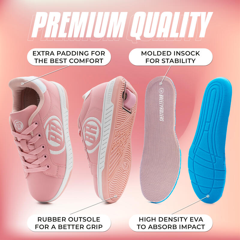 Chaussures à Roulettes BREEZY ROLLERS 2191841 les filles rose/clair