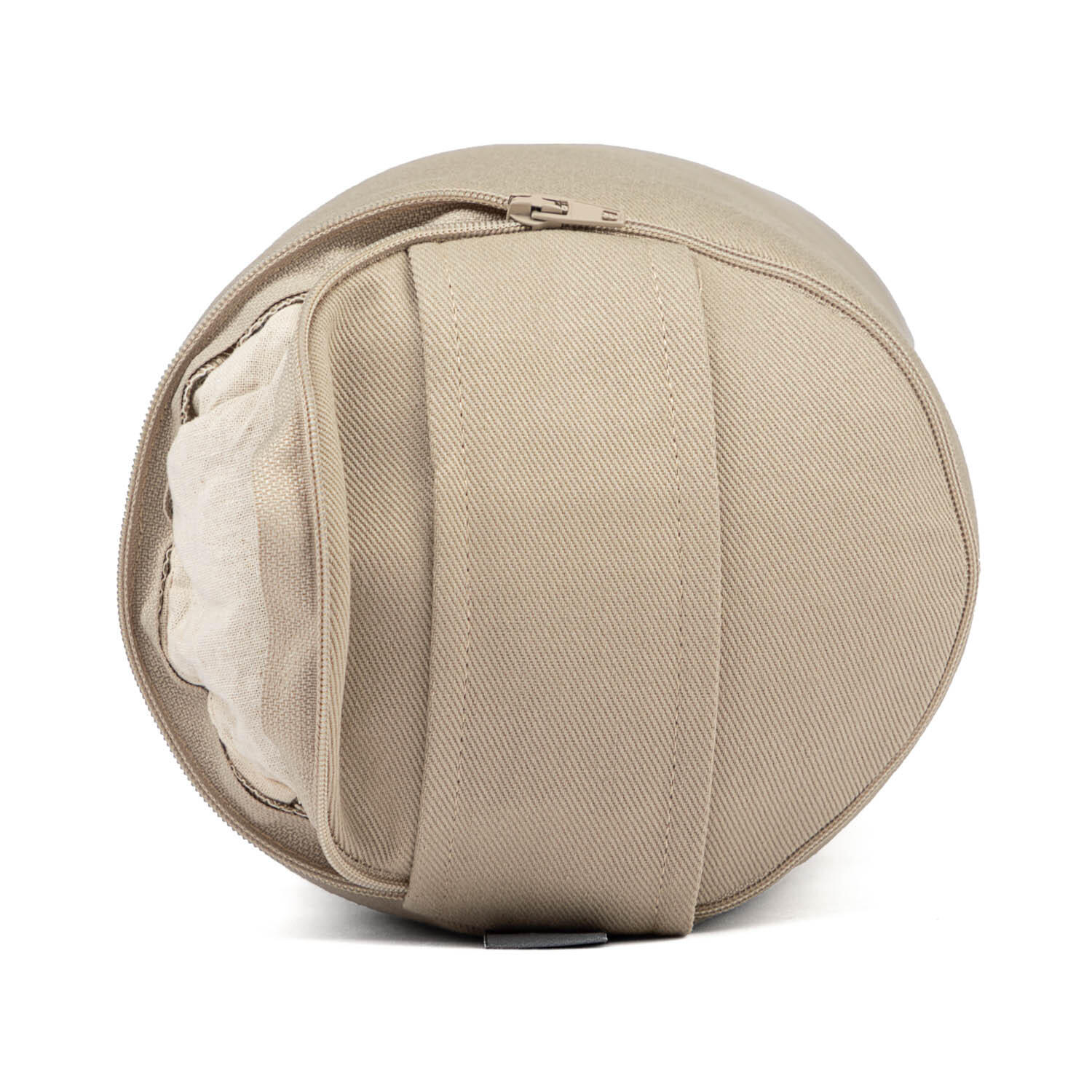 Yoga MINI BOLSTER ECO (Nackenrolle) Buchweizenschalen light taupe 3/5