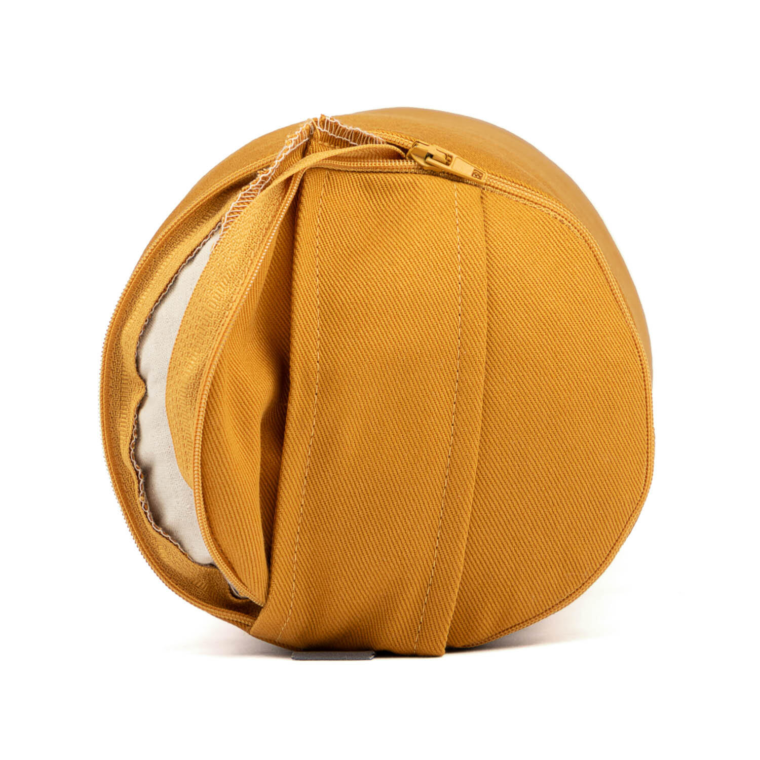 Yoga MINI BOLSTER ECO (Nackenrolle) Buchweizenschalen honig-gelb 3/5
