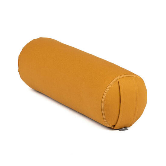 Yoga Mini-Bolster (rund), Nackenrolle, ECO, Buchweizenschalen Dunkelblau