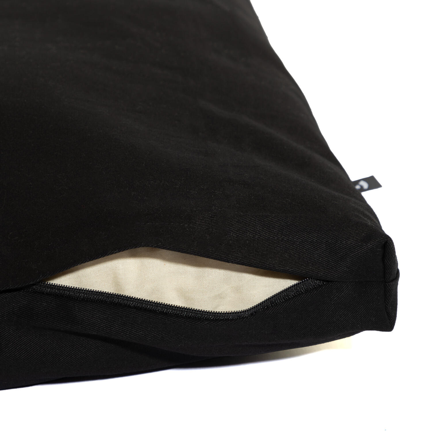 Meditationsmatte Zabuton ECO schwarz 2/2