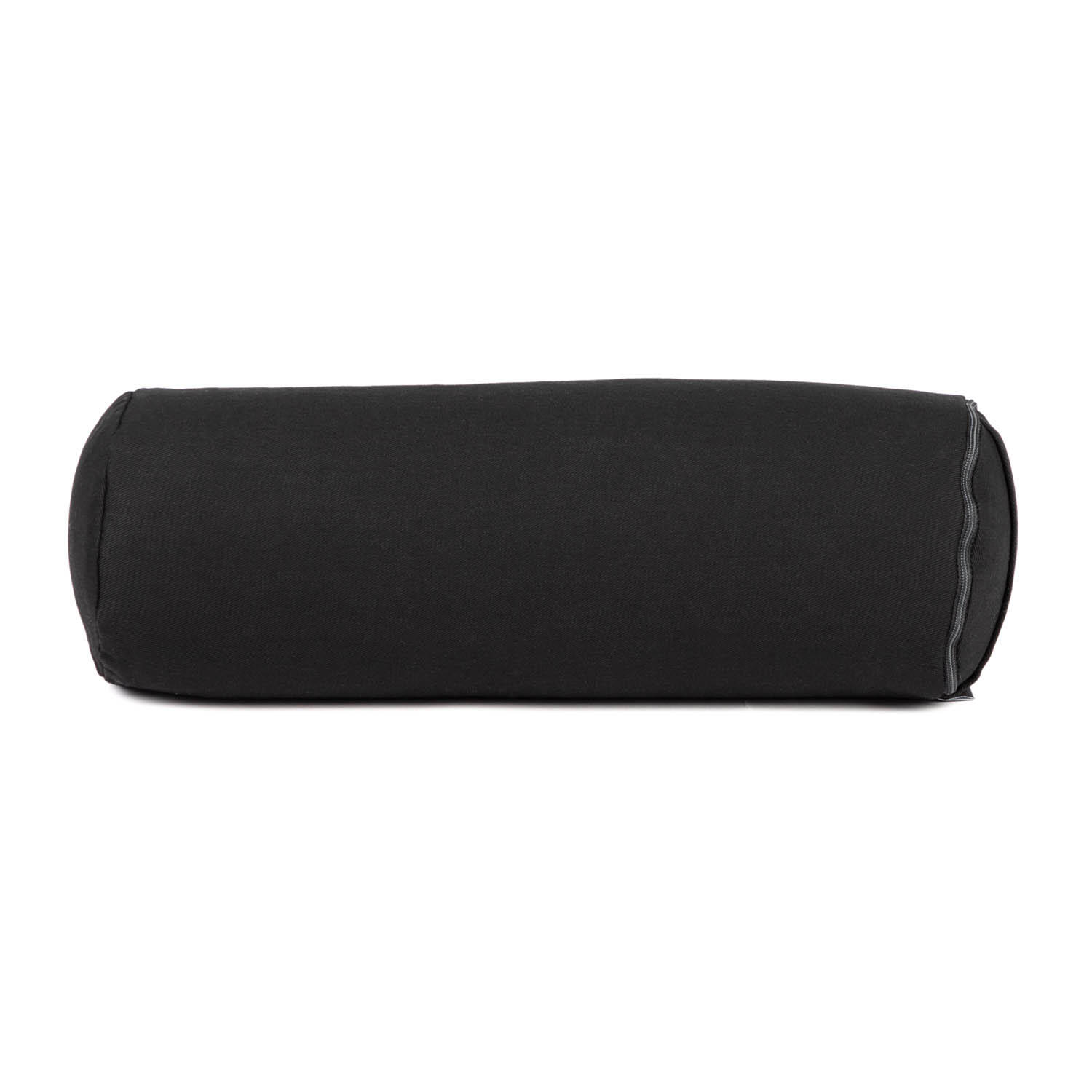 Yoga MINI BOLSTER ECO (Nackenrolle) Buchweizenschalen schwarz 2/5