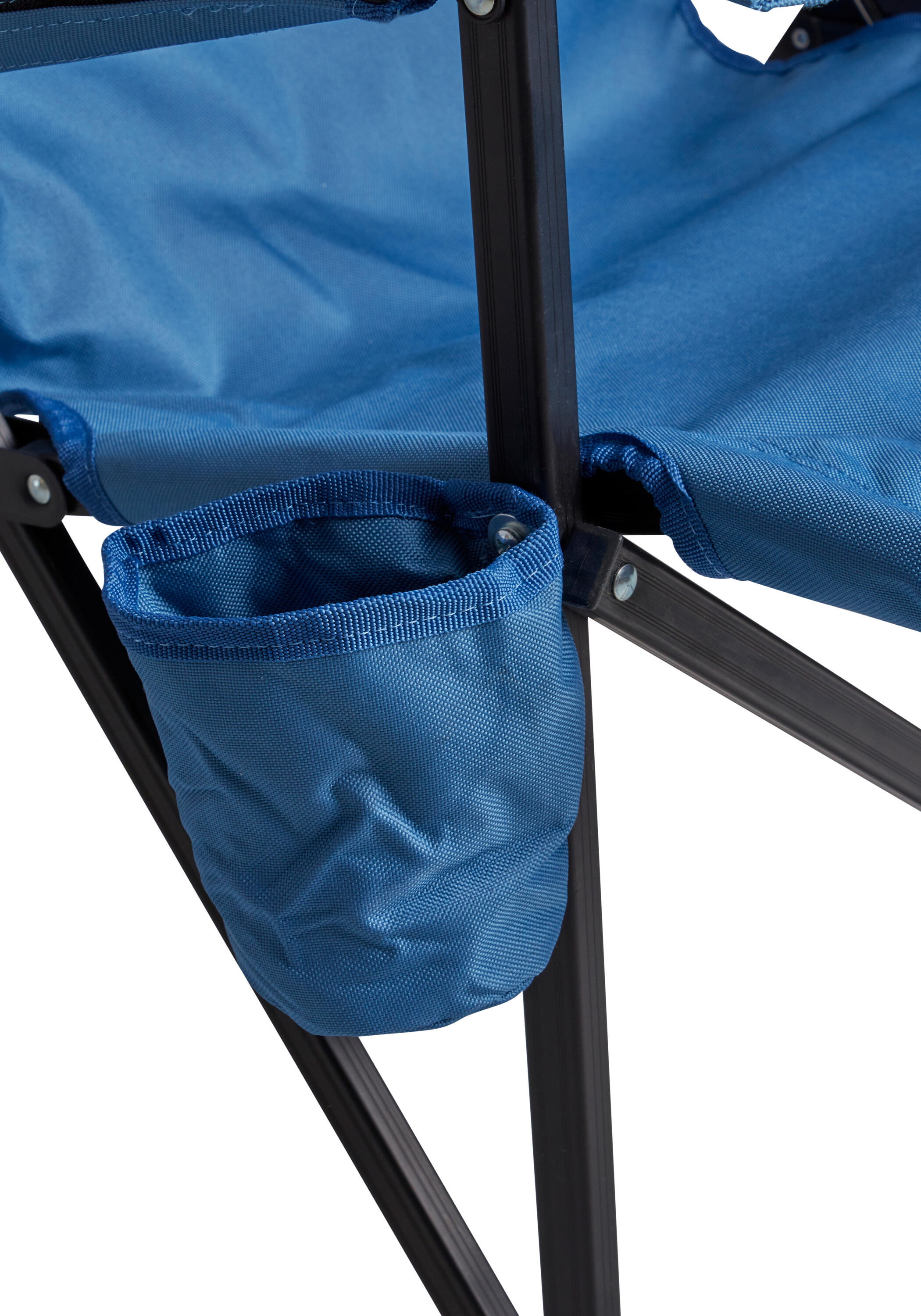 El Tovar Chaise à haut dossier Lounger Camping pliante Accoudoirs Alu 100 kg 8/10