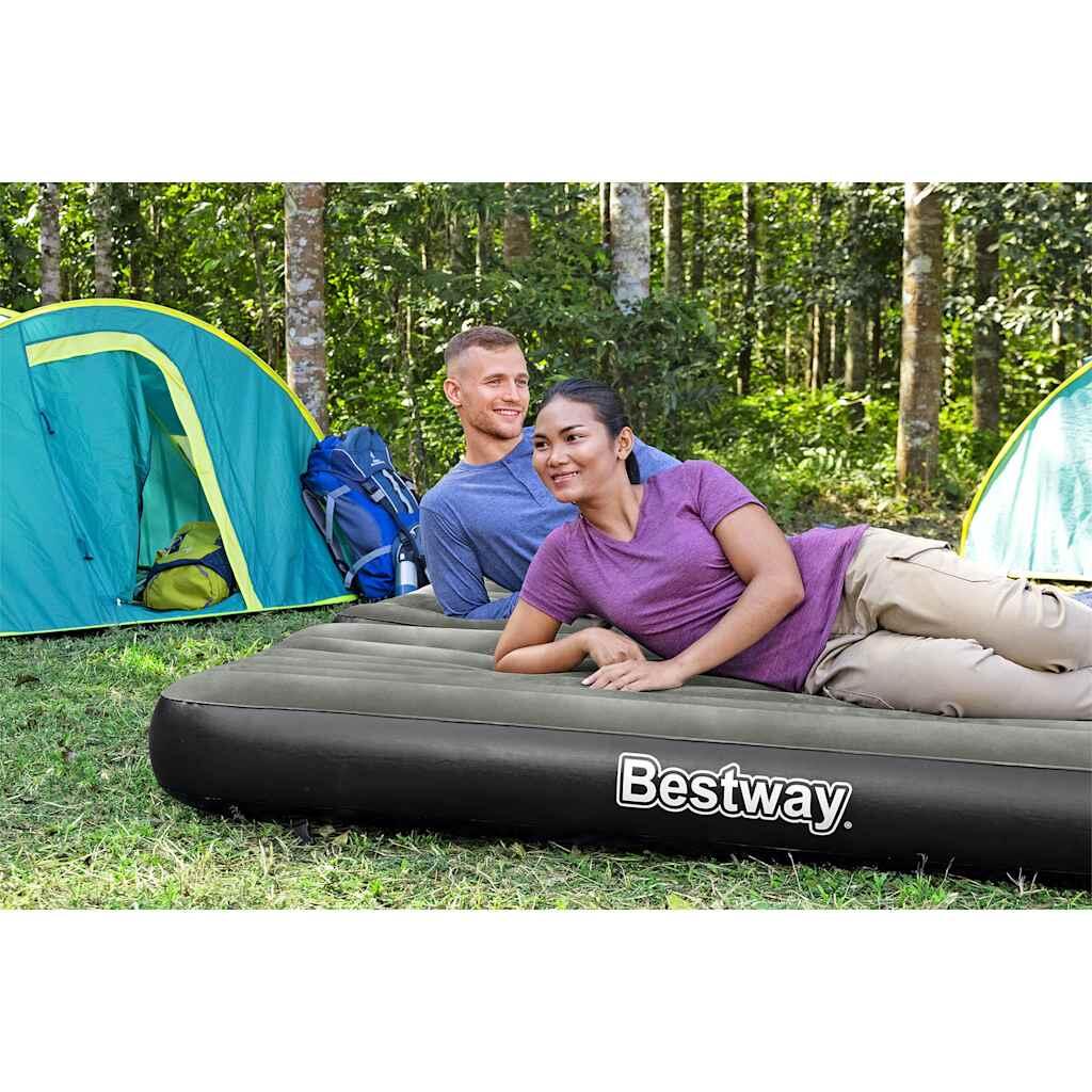 Bestway Lit gonflable 3-en-1 Noir et gris 188x99x25 cm 3/7