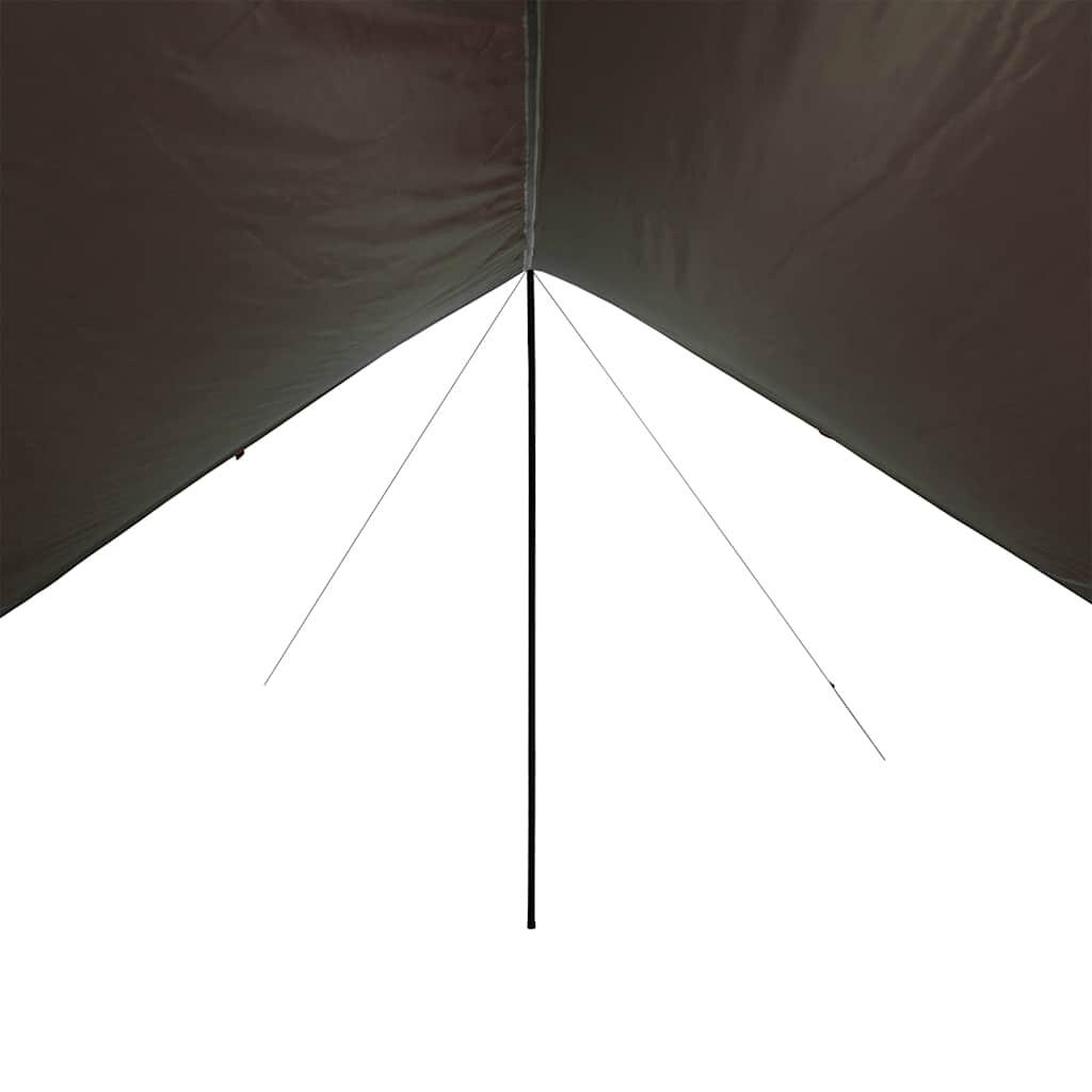 Telo da campeggio impermeabile VidaXL 462x306x211 cm marrone. 6/7