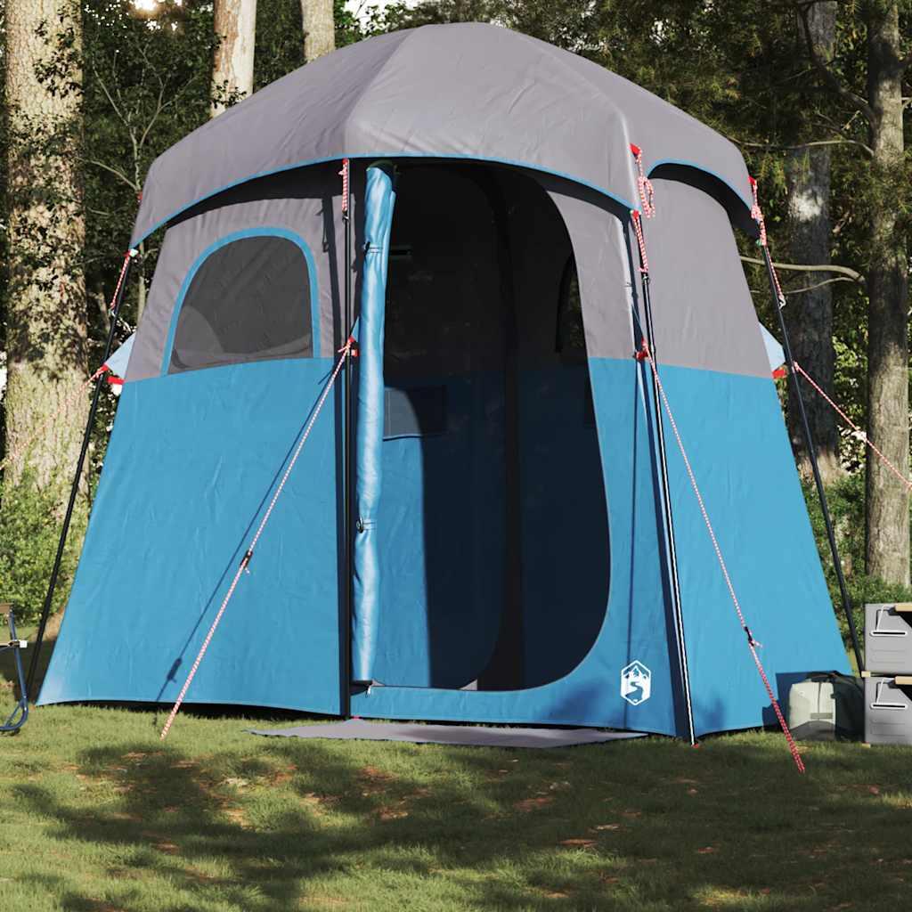 Vidaxl 2-Person Waterproof Shower Tent - Blue