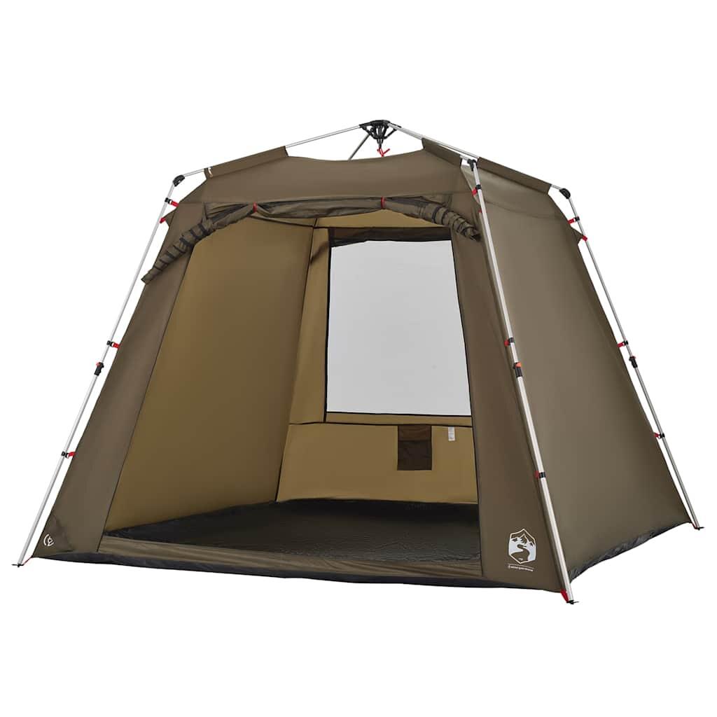 Tente de pêche VidaXL 4 personnes montage rapide olive 7/7